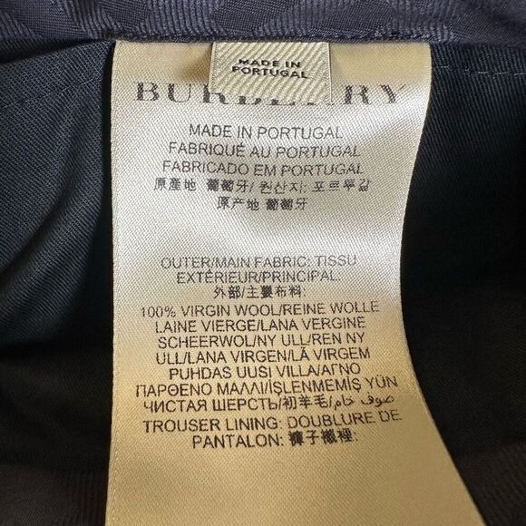 Burberry London Men's Black Virgin Wool Dress Pants NWT Size US 42 - Picture 8 of 10